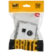 BRITE Розетка двойная TV+RJ45 кат.5E РТВ/РК12-БрАБ арктический белый IEK