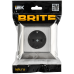 BRITE Розетка 1-местная с заземлением с защитными шторками 16А в сборе РСР14-1-0-БрГН металл хром/никель IEK