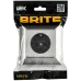 BRITE Розетка 1-местная с заземлением с защитными шторками 16А в сборе РСР14-1-0-БрГН металл хром/никель IEK