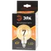 Лампочка светодиодная ЭРА F-LED G95-7W-824-E27 spiral gold E27 / Е27 7Вт филамент шар золотистый теплый белый свет
