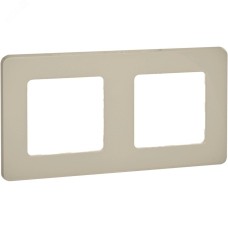 Рамка 2-местная слоновая кость INSPIRIA
