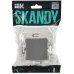 SKANDY Заглушка с суппортом SK-C01Gr серый IEK