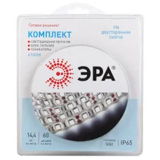 ЭРА Комплект светодиодной ленты 5050kit-14,4-60-12-IP65-6500-5m (50/300)