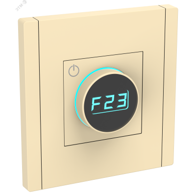 FORTE&PIANO Термостат электронный с индикацией FP452 ваниль IEK