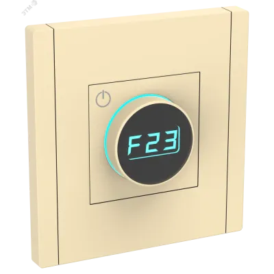 FORTE&PIANO Термостат электронный с индикацией FP452 ваниль IEK