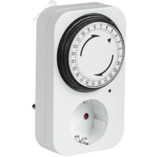 РТМ-2 Розетка-таймер мех инд 15мин 24ч 96on/off 16А IP20