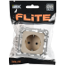 FLITE Розетка с заземлением с защитными шторками безвинтовое крепление 16А РСш11-1-ФлЛ льняной IEK