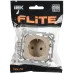 FLITE Розетка с заземлением с защитными шторками безвинтовое крепление 16А РСш11-1-ФлЛ льняной IEK