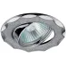 DK17 CH/SH SL Светильник ЭРА декор ''звезда  со стеклянной крошкой'' MR16,12V/220V, 50W,хром/серебряны