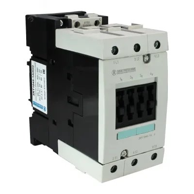 Контактор электромагнитный 3RT1045-1AR00, 3-пол., 80A, AC-3, 37кВт/400V, 415V AC, 50Гц, типоразмер S3, винтовые клеммы, IP20
