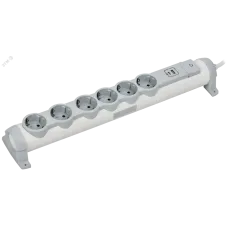 COMFORT Удлинитель У06К 6 мест 2P+PE 3м 3х1,5мм2 16А USB A+C 20Вт белый IEK