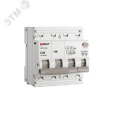 Выключатель автоматический дифференциального тока 3P+N 25А 100мА AC эл АВДТ-63N D63N46ES25C100 PROXIMA EKF