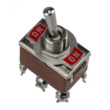 Тумблер 250В 15A (6 c) вкл-вкл двухполюсный (KN-202)