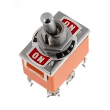 Тумблер 250V 15А (6c) ON-OFF-ON двухполюсный (KN-203) (в упак. 1шт.)