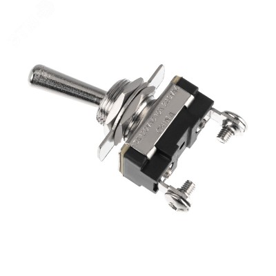 Тумблер 220V 10А (2c) ON-OFF однополюсный Mini (ASW-23) (в упак. 1шт.)