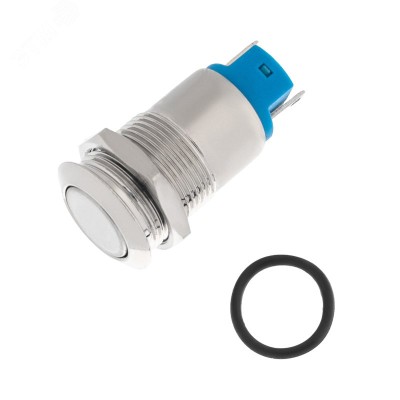 Кнопка антивандальная 12 Фикс (2с) ON-OFF выпуклая (A12-B2) (в упак. 1шт.)