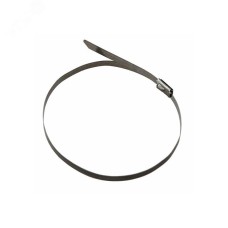 хомут-стяжка стальной 100x4,6 мм, (1уп - 100шт), REXANT