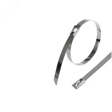 хомут-стяжка стальная 100x4,6 мм, (1уп - 10шт), REXANT