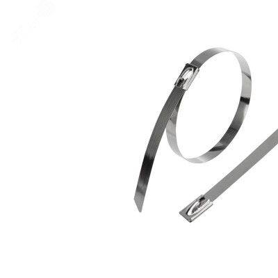 хомут-стяжка стальная 100x4,6 мм, (1уп - 10шт), REXANT