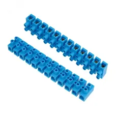 Колодка клеммная винтовая KВ-40 25-40, ток 100 A, полиэтилен синий 10шт, REXANT