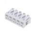 Клемма пружинная соединительная КСП 5-полюсная с монтажными ножками 50шт, REXANT