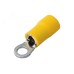 Наконечник кольцевой изолир  5.3 мм 4-6 кв мм (НКи 6.0-5 НКи5,5-5) желтый, REXANT