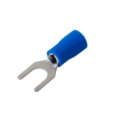 Наконечник вилочный изолир 5.3 мм 1.5-2.5 кв мм (НВи 2.5-5 НВи 2-5) синий, REXANT