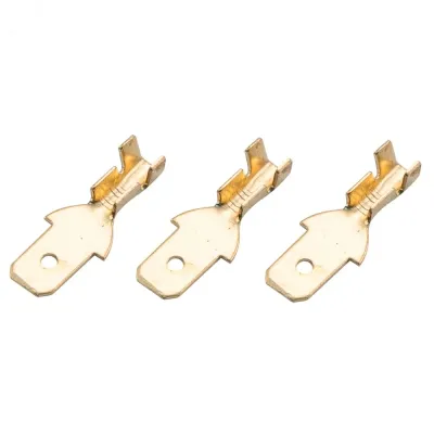 Клемма плоская штекер 4.8 мм 0,5-1.5 кв мм (РП-п 1.5-(4.8))
