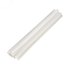 Стержни клеевые диаметр 7 мм, 200 мм, прозрачные (упак - 10 шт.)