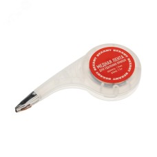 Оплетка для удаления припоя, медная, 1.0 мм х 1.5 м, диспенсер