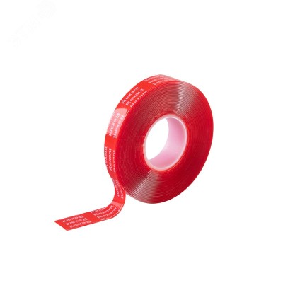 Лента клейкая двухсторонняя прозрачная, на VHB акриловой основе, 12 мм х 5 м