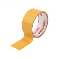 Двухсторонний скотч, полипропиленовая основа, 38 мм, ролик 5 м