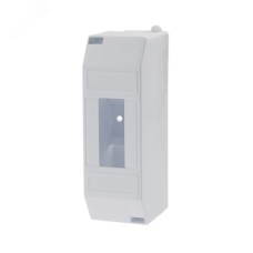 Бокс пластиковый КМПн 1 2 IP20 белый инд. штрих-код, REXANT