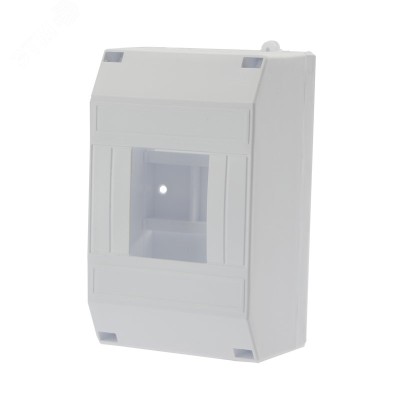 Бокс пластиковый КМПн 1 4 IP20 белый инд. штрих-код, REXANT