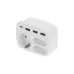 Тройник электрический 16А с/з + 2х2,5А + 3хUSB-A 2,4А + USB-C 3А, белый