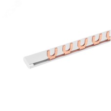 Шина соединительная типа FORK вилка 1Р 100 А 1 м 20шт, REXANT