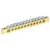 Шина PEN ''земля-ноль'' 6х9 мм 12х2 (12 группхкрепеж по краям), REXANT Шина PEN ''земля-ноль'' 6х9 мм 12х2 (12 группхкрепеж по краям), REXANT