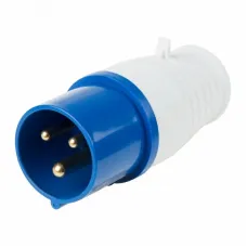 Вилка 013 переносная 2Р+РЕ 16А 220В IP44, REXANT