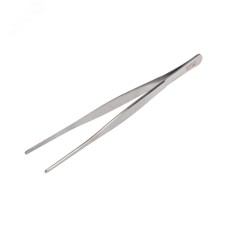 Пинцет прямой, рифленый 200 мм