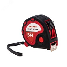 Рулетка измерительная прорезиненный корпус , 5 м х 25 мм