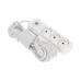 Удлинитель ПРЕМИУМ 3 гнезда, 5 м, 3х1,5 мм2, с/з, 2 USB, белый