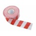 Лента оградительная 75 мм х 50 м PROconnect, цвет белый красный