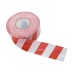 Лента оградительная 75 мм х 50 м PROconnect, цвет белый красный