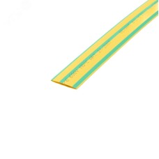 Трубка термоусадочная ТУТнг-LS (2:1)-12/6 желто-зеленая