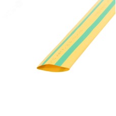 Трубка термоусадочная ТУТнг-LS (2:1)-35/17.5 желто-зеленая