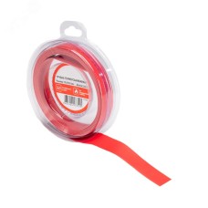 Трубка термоусадочная ТУТ нг-LS (2:1)-10/5 красная (ролик 2.44м)