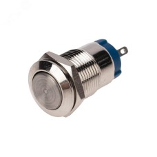 Кнопка антивандальная 12 Фикс (2с) ON-OFF выпуклая