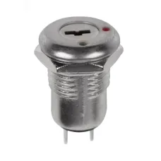 Выключатель ключ диаметр 12 250В 0.5А (2с) вкл-выкл (K12-01)