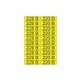 Наклейка знак электробезопасности  ''220 В '' 15х50 мм (20 шт на листе), REXANT