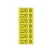 Наклейка знак электробезопасности  ''220 В '' 35х100 мм 70шт., REXANT